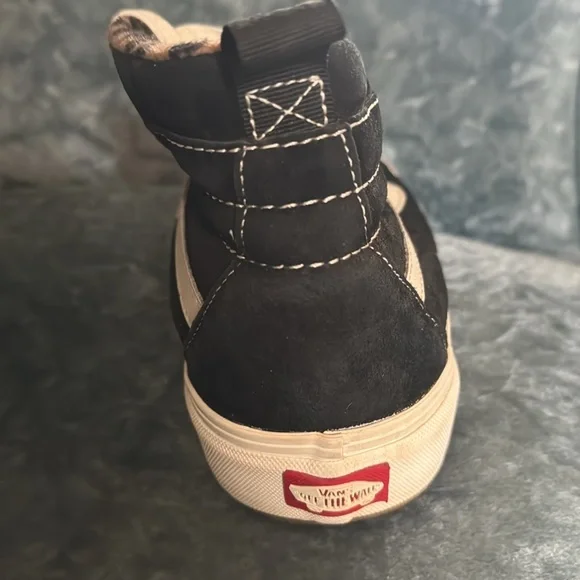 Vans Ultra Crush Leopard Lined Suede Skater High Tops Men’s 8.5 - Picture 10 of 13